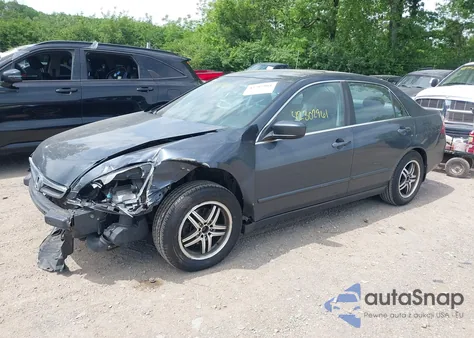 2007 Honda Accord 3.0 Ex из США, поврежденный, VIN 1HGCM66527A014608